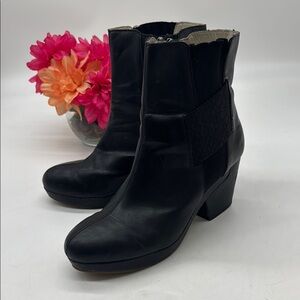 JBU Jambu Peterson Vegan Black Ankle Boots Size 8.5 BAB9016D